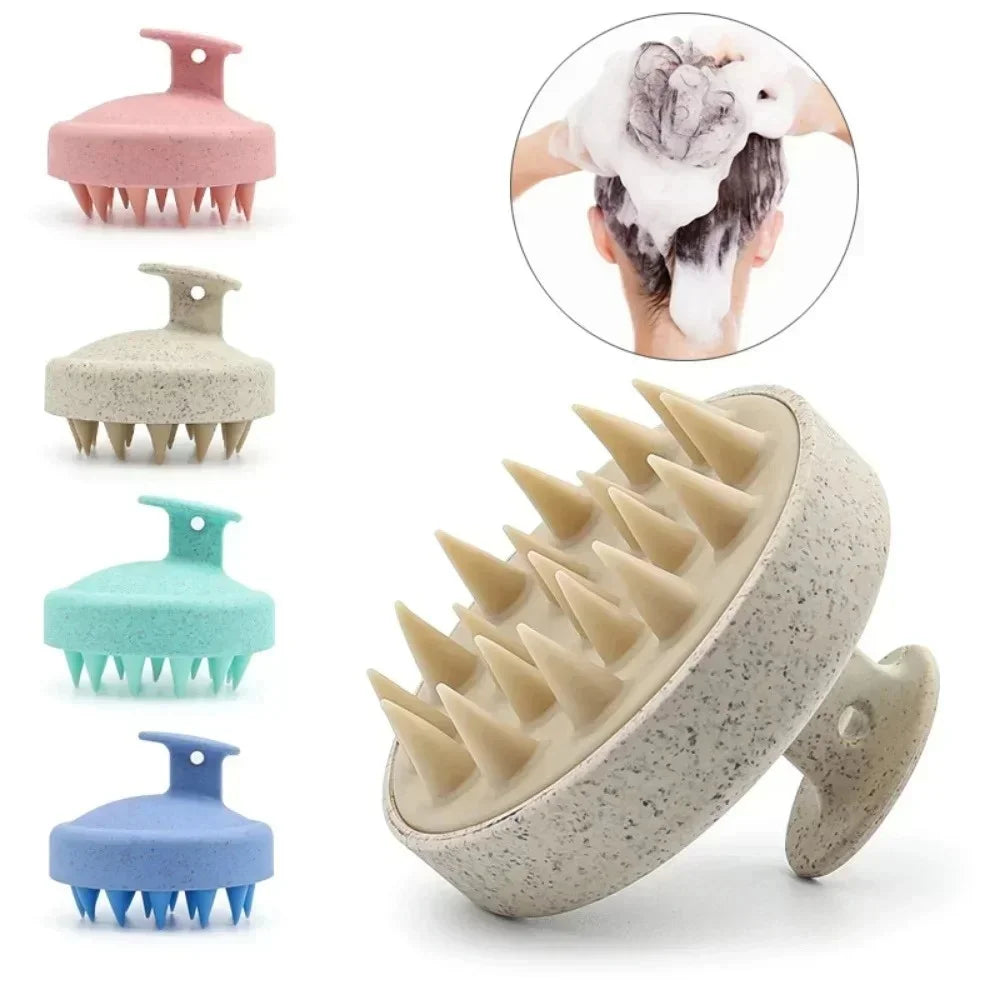 Silicone Shampoo Brush & Scalp Massager