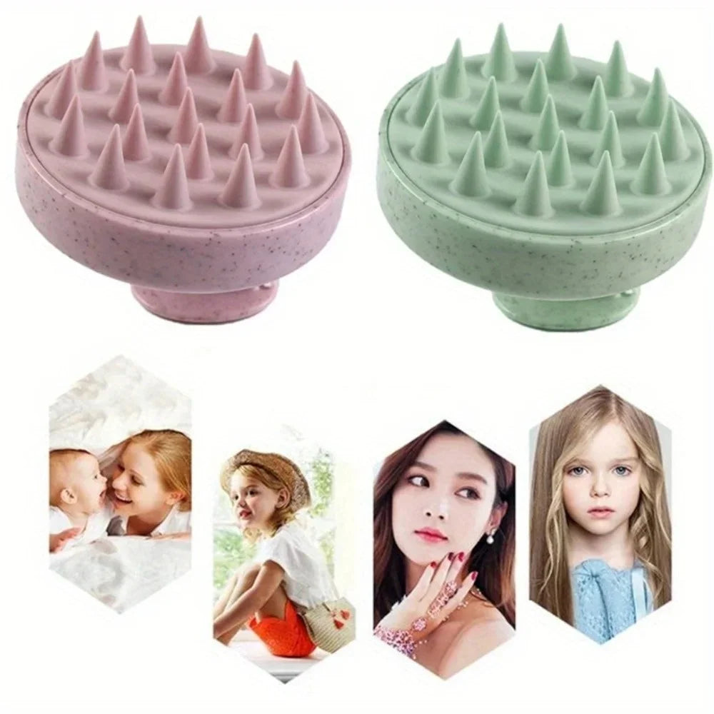 Silicone Shampoo Brush & Scalp Massager