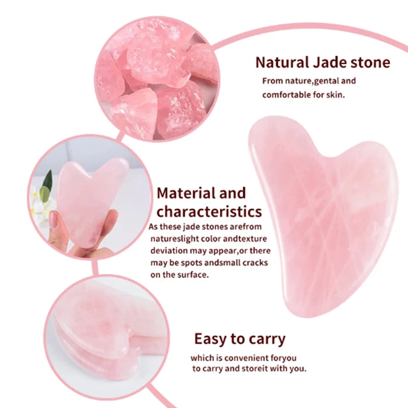 Jade Gua Sha Facial Massage Tool