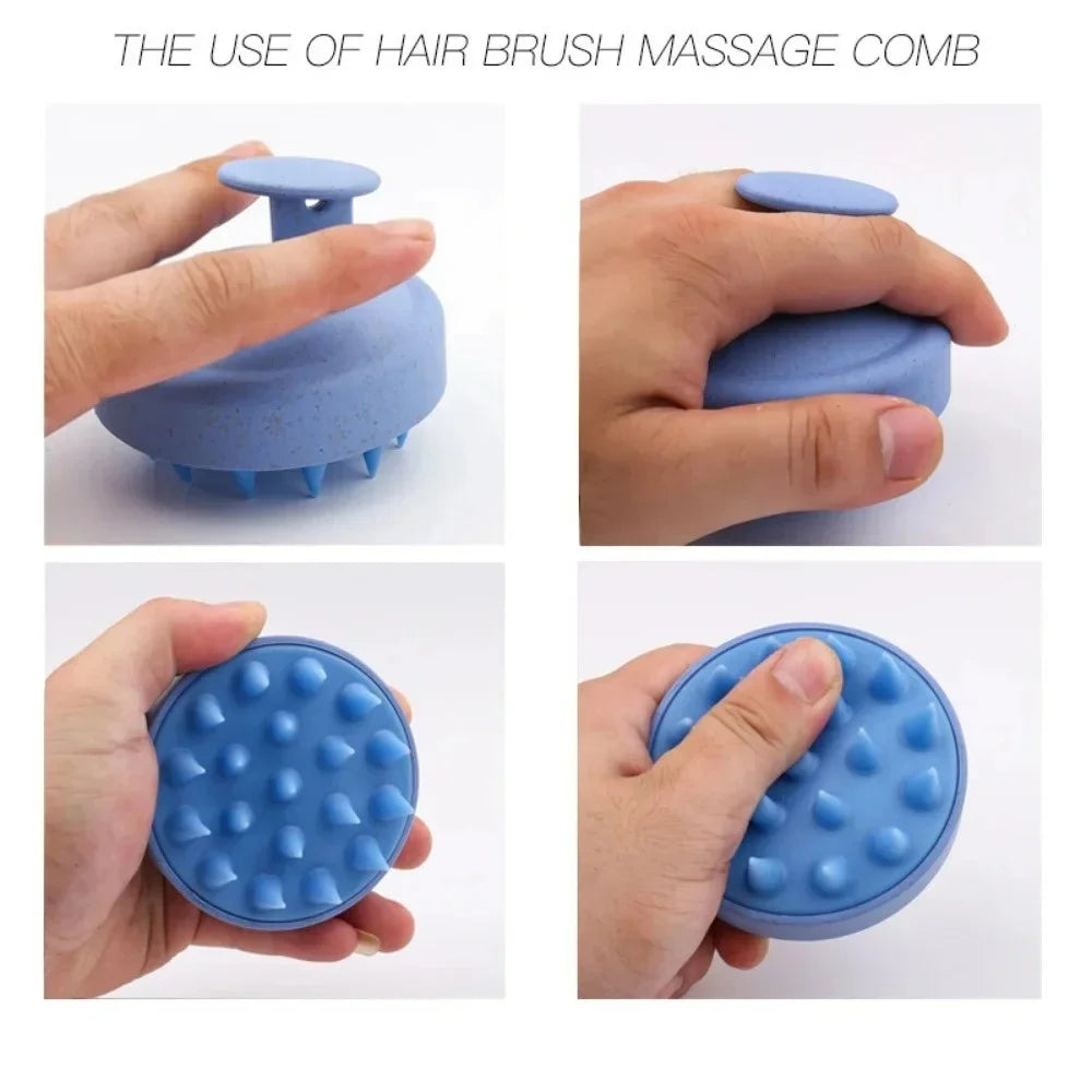 Silicone Shampoo Brush & Scalp Massager