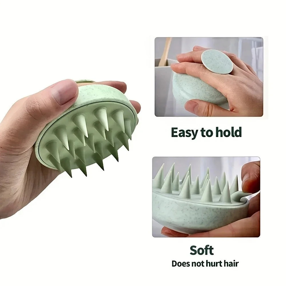 Silicone Shampoo Brush & Scalp Massager